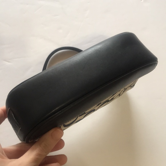 Vintage Y2k Coach Demi Mini Bag Baguette Small Purse 90‘s 2000‘s Black Gray Cute - Picture 14 of 16